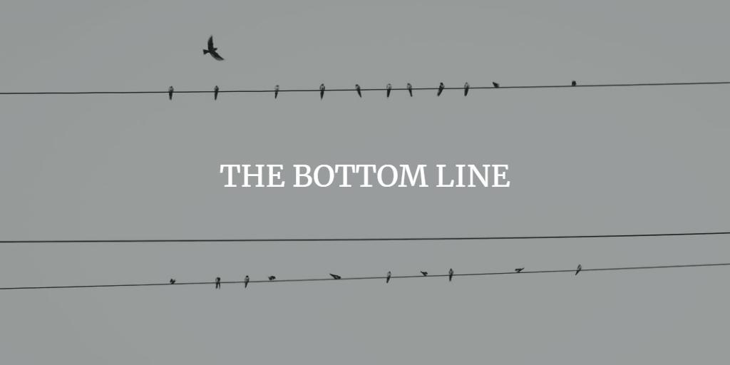 THE BOTTOM LINE